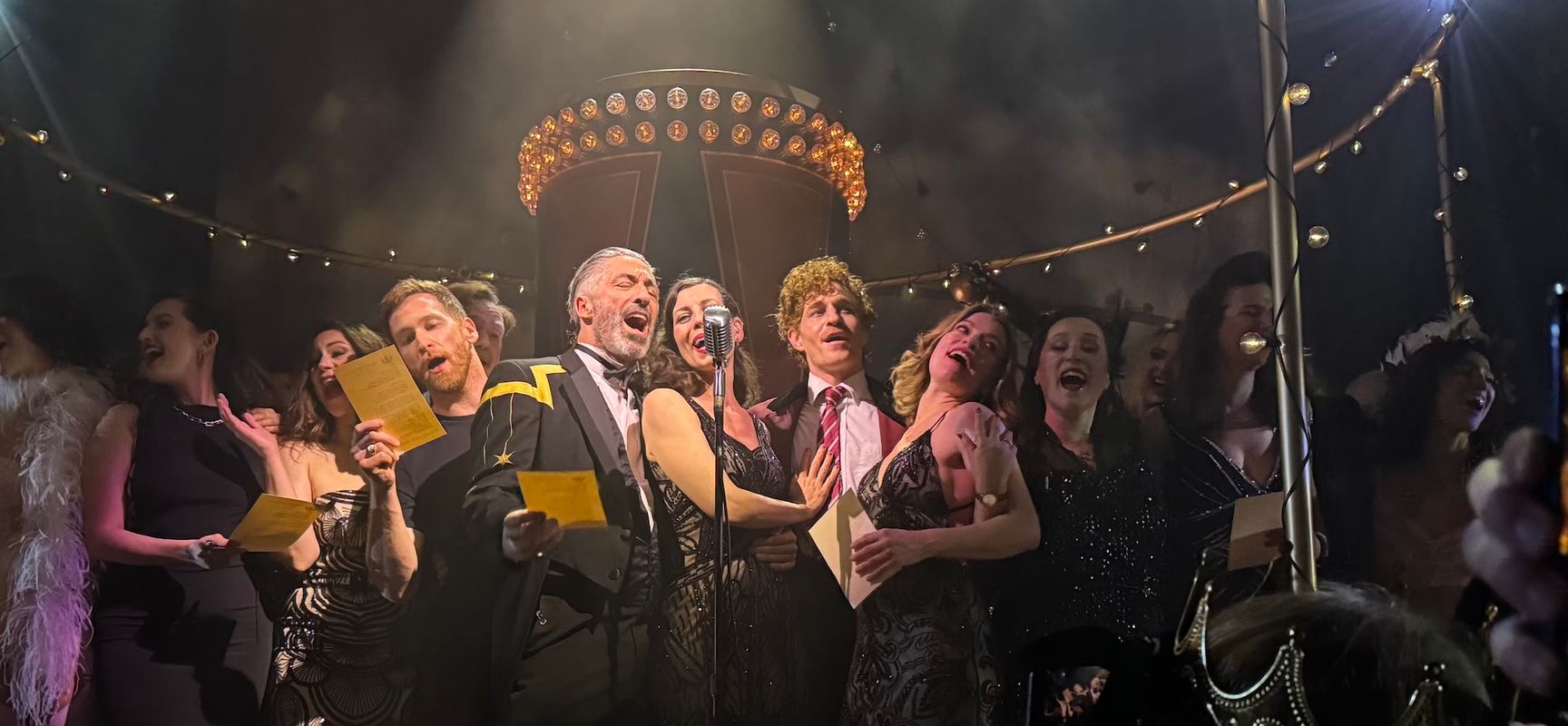 Final rendition of "A Nightingale Sang in Berkeley Square" at the McKittrick Hotel, January 2025.